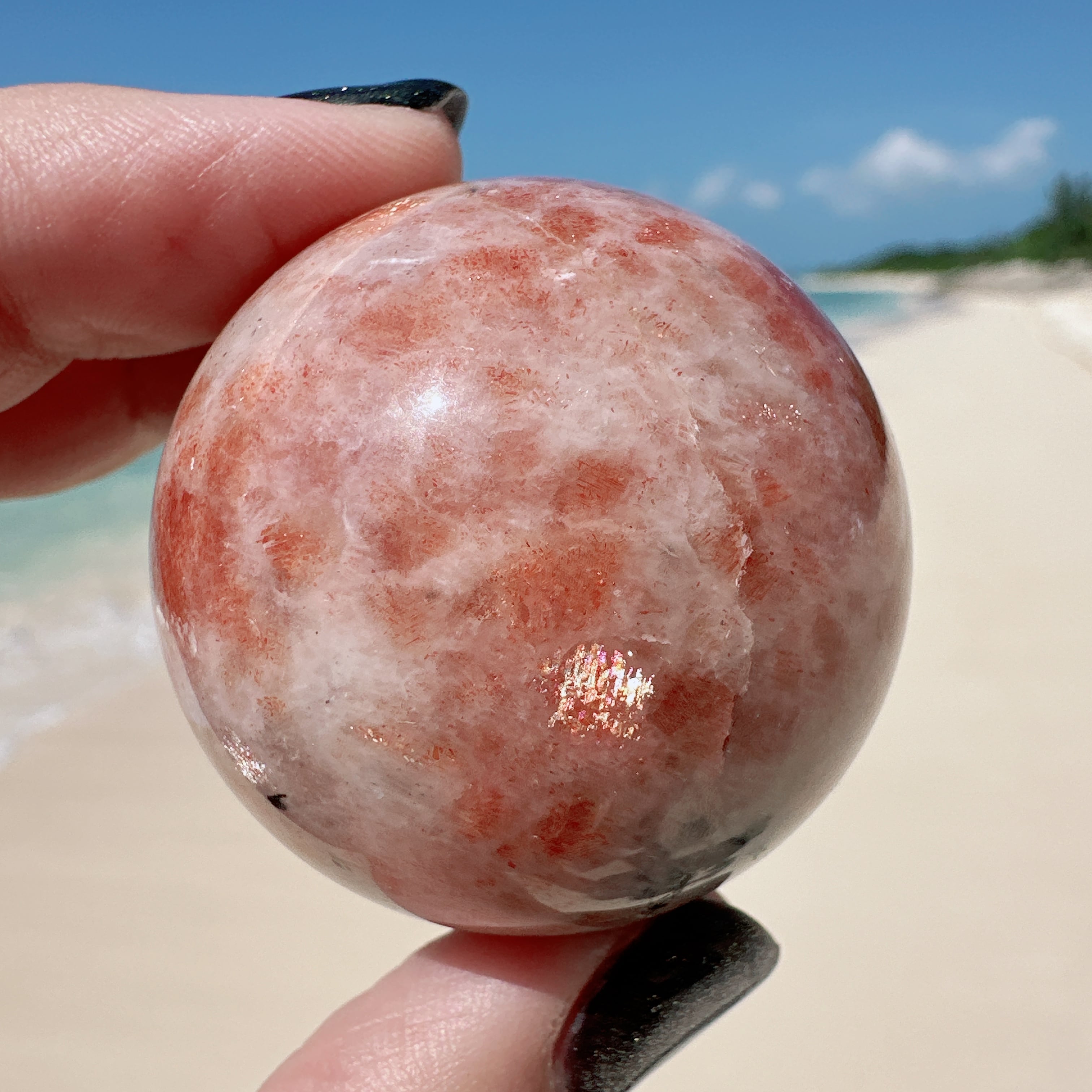 サンストーン スフィア | 天然石ショップ si∞stones