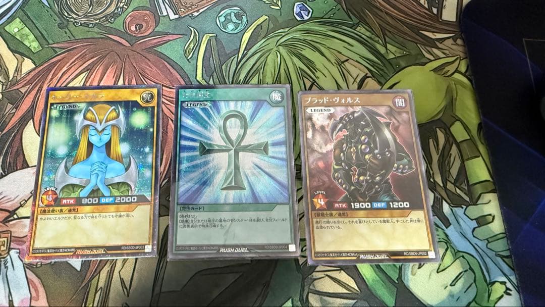 遊戯王ラッシュデュエル　最強バトルデッキ　シークレットレア3種 遊戯王ラッシュデュエル】最強バトルデッキのボーナスカードに低確率で
